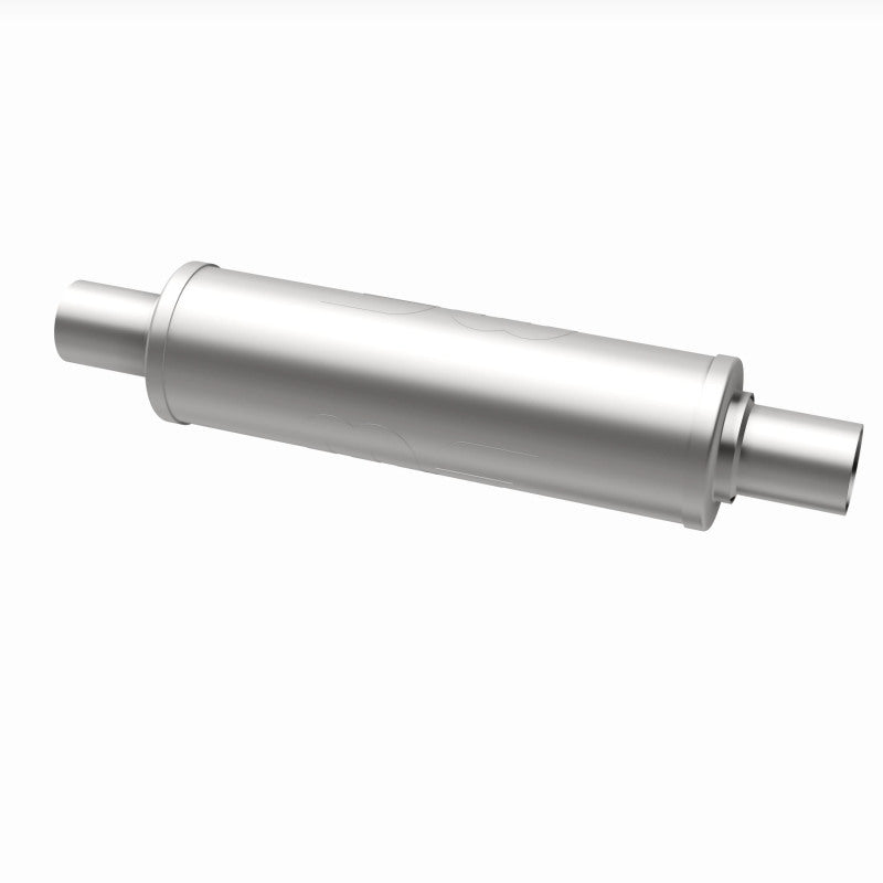 MagnaFlow 4" Round Center/Center Straight Through Performance Muffler 10414 360 Degree Image Set