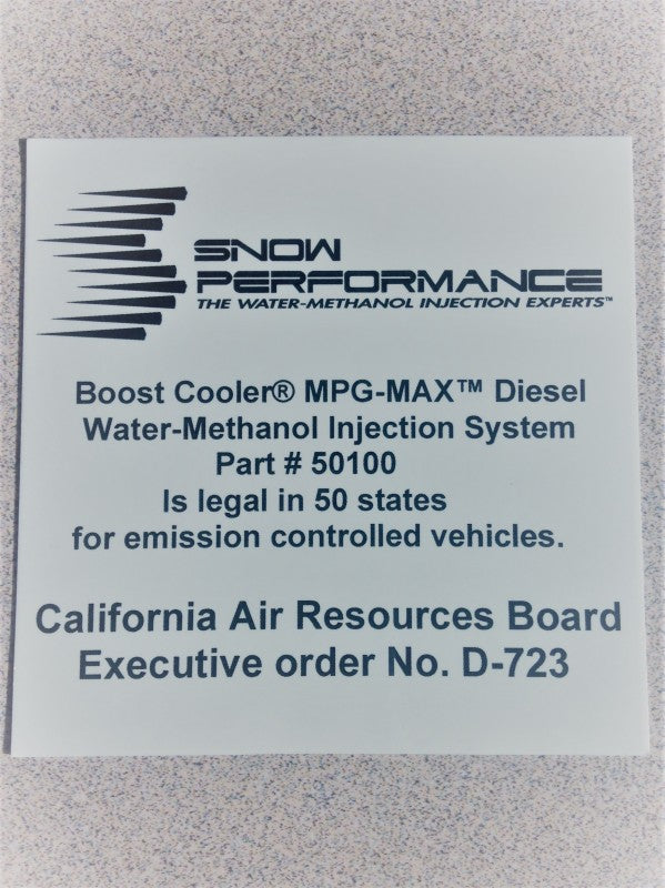 Snow Performance Stg 3 Boost Cooler Water Injection Kit TD Univ. (SS Braided Line and 4AN Fittings) SNO-50100-BRD SNO-50100-BRD Photo - Primary