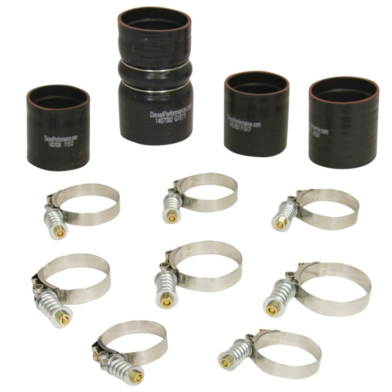 BD Diesel Intercooler Hose & Clamp Kit - 2008-2010 Ford 6.4L Powerstroke 1047037 Photo - Primary