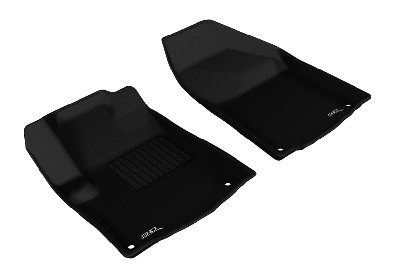 3D MAXpider 2014-2015 Jeep Cherokee Kagu 1st Row Floormat - Black L1JP01011509 L1JP01011509 Photo - Primary