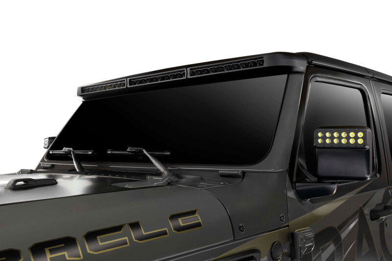 ORACLE Lighting Oracle Jeep Wrangler JL/Gladiator JT Integrated Windshield LED Light Bar System 5917-023 5917-023 Photo - Mounted