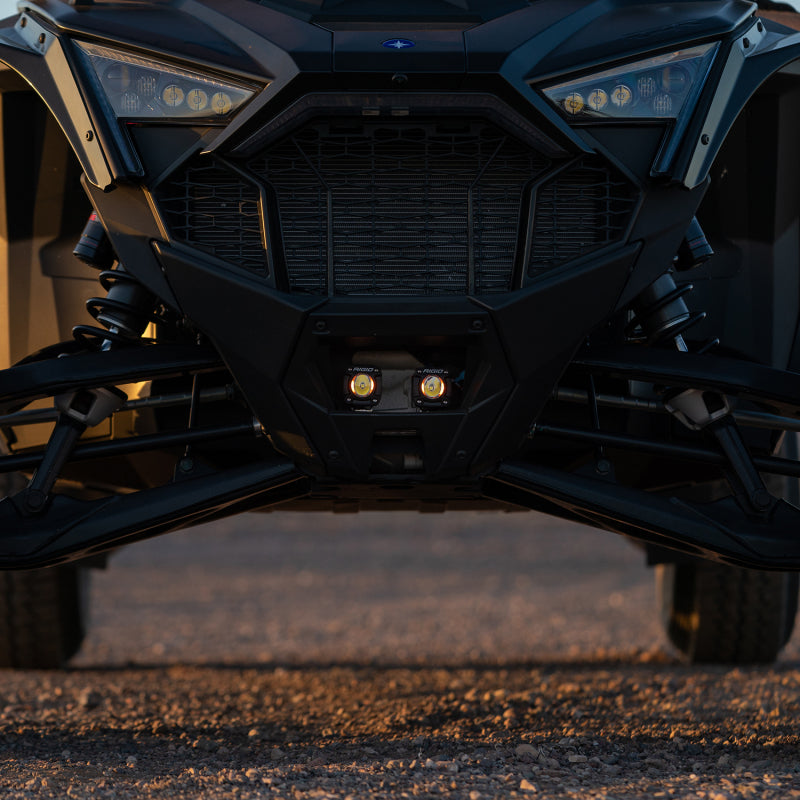 Rigid Industries 2017+ Polaris Pro R/Turbo R Revolve Grille Light Kit 41669 41669 Photo - Mounted