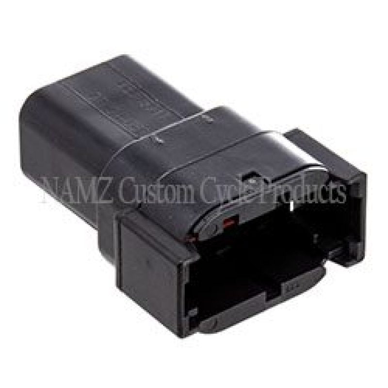 NAMZ Deutsch DTM 8-Position Receptacle w/8 Stamped Terminals & Wedgelock - Black (HD 74108-98BK) MDR-8B MDR-8B Photo - Primary