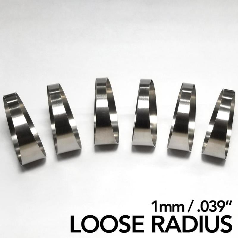 Ticon Industries 1.5in 7.5 Degree 2.25in CLR Loose Radius 1mm Wall Titanium Pie Cuts - 6pk 109-03802-0003 109-03802-0003 Photo - Primary