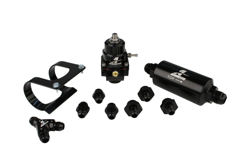 Aeromotive EFI Dual Rail Regulator System, Fuel, Stealth, Filter, Filter Brack 17350 Photo - Primary