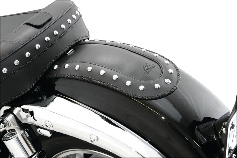 Mustang Motorcycle Mustang Kawasaki VN1600 Vulcan Fender Bib w/Studs - Black 78101 78101 Photo - Primary