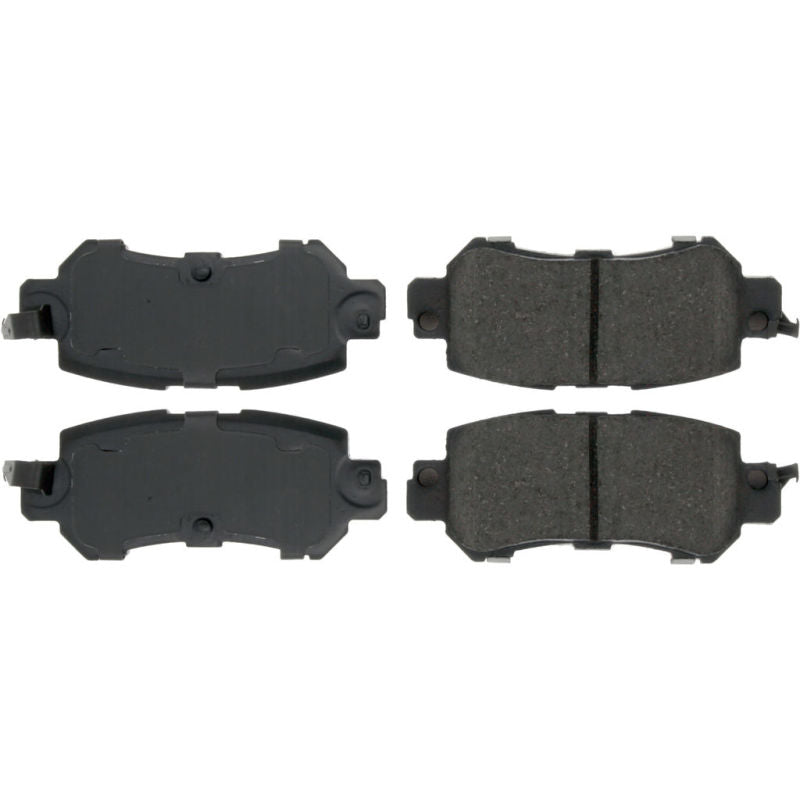 Stoptech Centric 13-16 Porsche 911 Posi-Quiet Semi-Metallic Brake Pads w/ Hardware - Front 104.16550