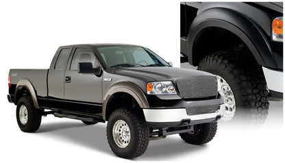 Bushwacker 04-08 Ford F-150 Styleside Extend-A-Fender Style Flares 4pc 66.0/78.0/96.0in Bed - Black 20915-02 20915-02 Photo - Primary