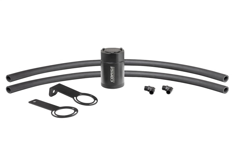 CORSA Performance 5/8in Universal 3 oz Aluminum Oil Catch Can with Mounting Brackets CC0017 CC0017 Photo - Primary