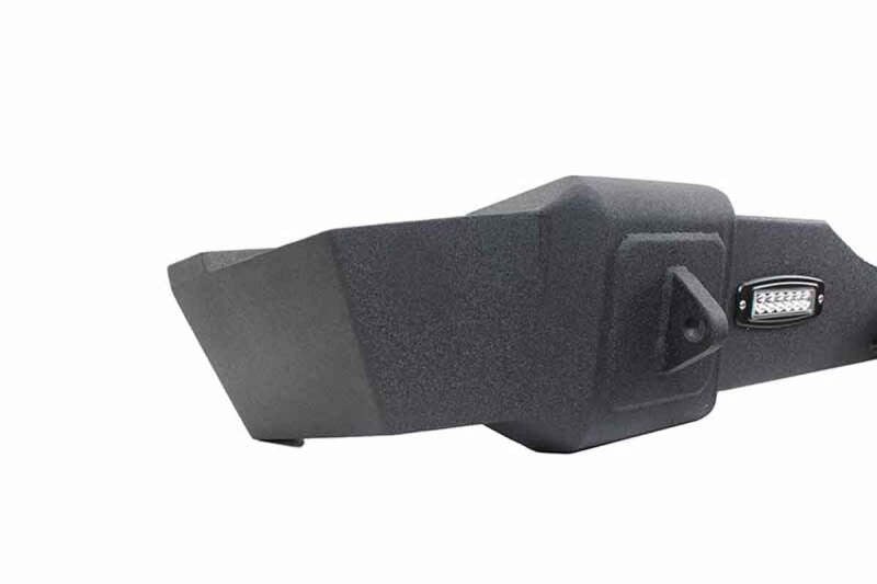 Fishbone Offroad 07-18 Jeep JK Wrangler Rubicon Steel Rear Bumper W/LEDs - Blk Textured Powdercoat FB22032 FB22032 Photo - out of package