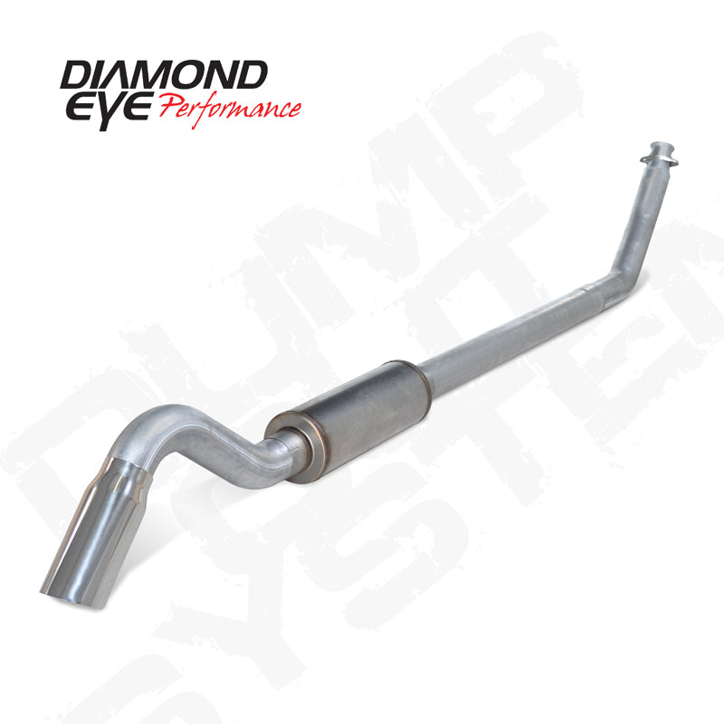 Diamond Eye Performance Diamond Eye 4in AL TURBO BACK SGL DUMP OUT 94-02 DODGE INCLUDING TIP K4212A-TD K4212A-TD Photo - Primary