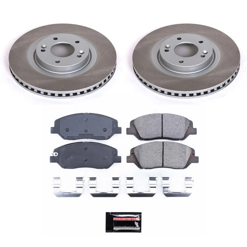 PowerStop Power Stop 2019 Hyundai Santa Fe XL Front Semi-Coated Rotor Kit SC7513 SC7513 Photo - Primary