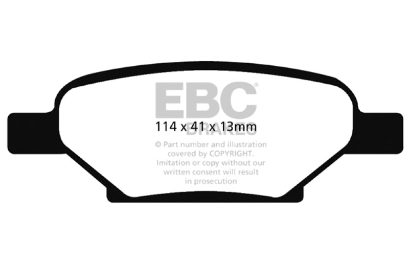 EBC Disc Brake Pad Set DP31704C Photo - Primary