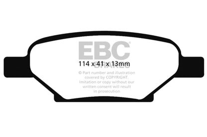 EBC Disc Brake Pad Set DP31704C Photo - Primary