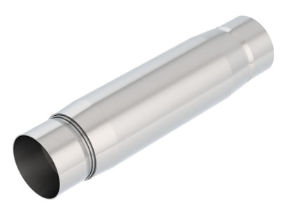Borla CrateMuffler Resonator Option 3in Center/Center 3.5in Round x 10in - Null Sound Center/Center 400939 400939 Photo - Primary