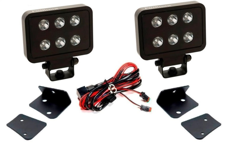 Putco 2007-2017, Jeep Wrangler JK - Qty 2 Luminix 4" Blocks 10004JK Photo - Primary