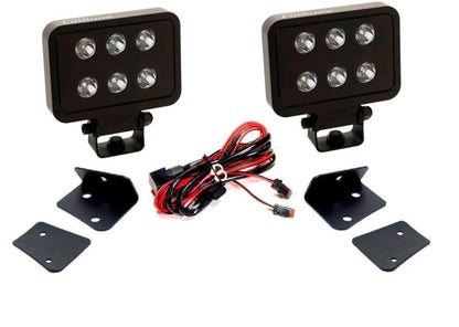 Putco 2007-2017, Jeep Wrangler JK - Qty 2 Luminix 4" Blocks 10004JK Photo - Primary