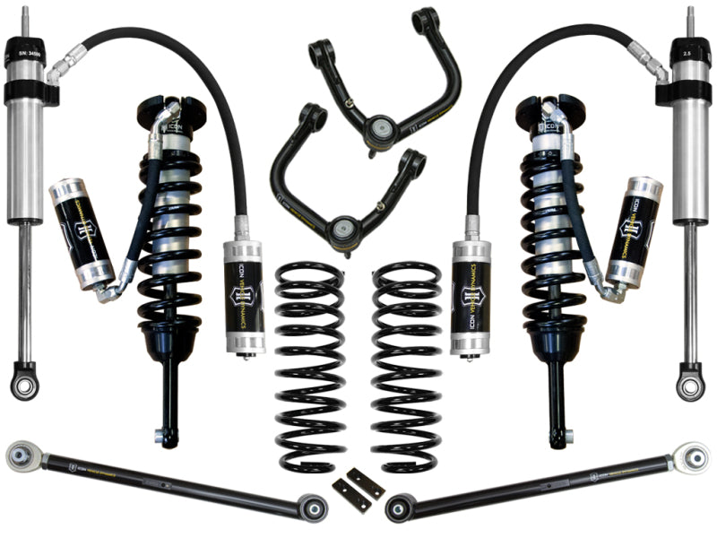 ICON 03-09 Toyota 4Runner/FJ 0-3.5in Stage 5 Suspension System w/Tubular Uca K53055T K53055T Photo - Primary