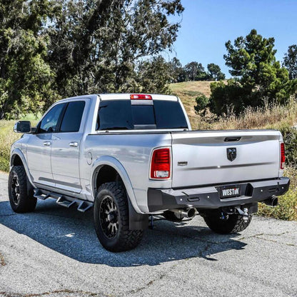 Westin 09-18 Ram 1500 Pro-Series Rear Bumper - Textured Black 58-421025 58-421025 Photo - Mounted