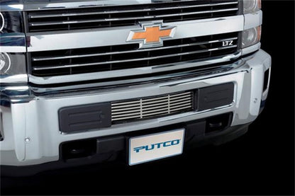 Putco 2015-2017, Chevrolet Silverado HD - Stainless Steel -Bar Design Bumper 86195 Photo - Mounted