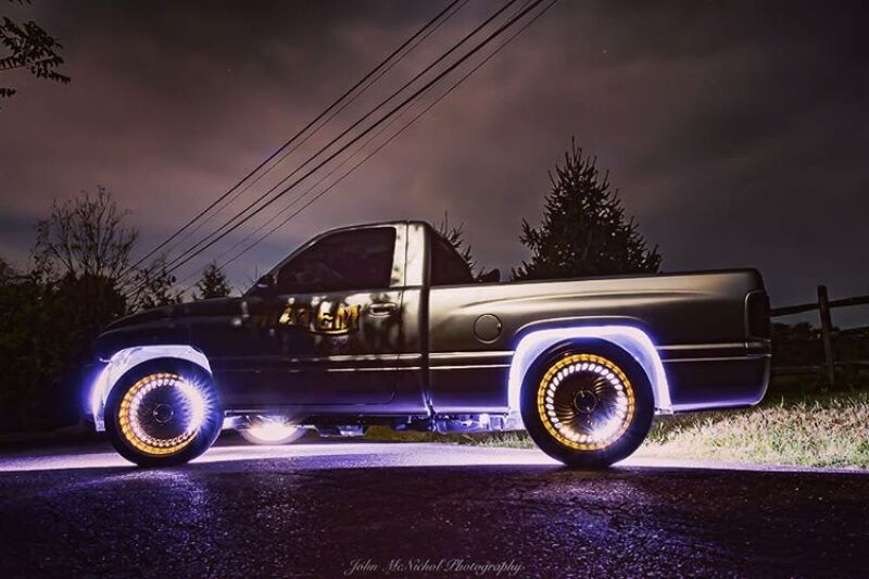 ORACLE Lighting Oracle LED Illuminated Wheel Rings - Double LED - White 4228-001 4228-001 Photo - lifestyle view