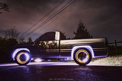 ORACLE Lighting Oracle LED Illuminated Wheel Rings - Double LED - White 4228-001 4228-001 Photo - lifestyle view
