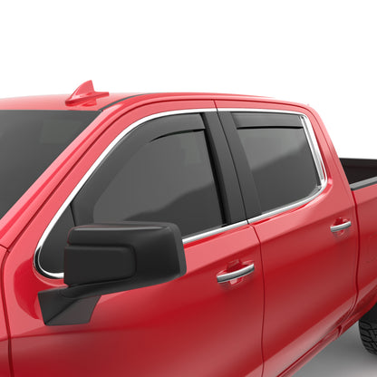 EGR 2019 Chevy 1500 Crew Cab In-Channel Window Visors - Matte 571695 571695 Photo - Primary