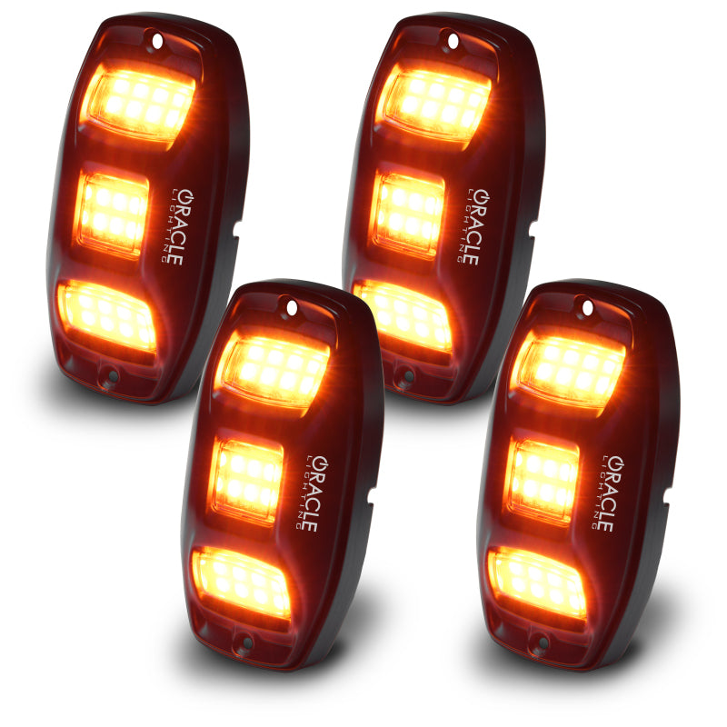 ORACLE Lighting Oracle Underbody  RGB+W Wheel Well Rock Light Kit - 4 PCS - ColorSHIFT 5895-339 5895-339 Photo - out of package