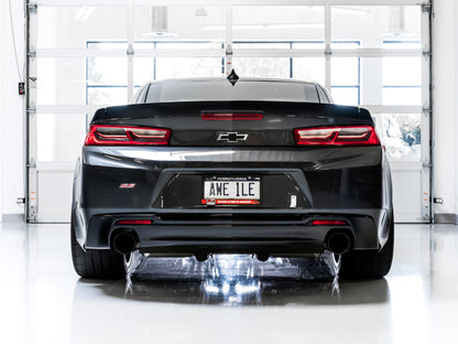 AWE Tuning 16-19 Chevrolet Camaro SS Axle-back Exhaust - Track Edition (Diamond Black Tips) 3020-33053 3020-33053 Photo - Mounted