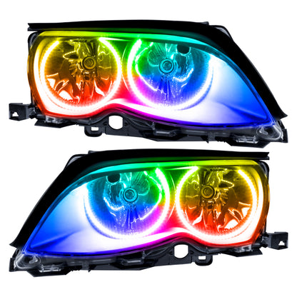 ORACLE Lighting Oracle 02-05 BMW 3 Series SMD HL - Black - ColorSHIFT w/o Controller 7104-334 7104-334 Photo - Primary