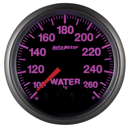 Autometer Elite Nascar 2-1/16in 100-260 Deg. F Water Temp. w/ Peak and Warn Gauge w/ Pro-Control 5654-05702 5654-05702 User 6