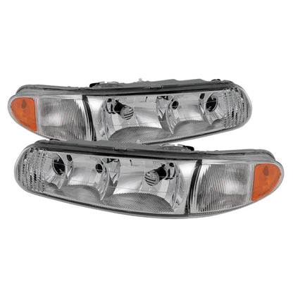 SPYDER Xtune Buick Century 97-05 Regal 97-04 Crystal Headlights Chrome HD-JH-BUCEN97-AM-C 9025242 9025242 Photo - Primary