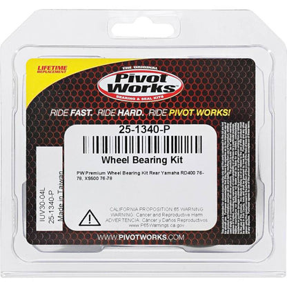 Pivot Works Yamaha Wheel Bearing Kit Premium Bearings 25-1340-P 25-1340-P Photo - Primary