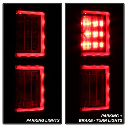 Spyder 18-19 Ford F-150 (w/Blind Spot Sensor) LED Tail Lights - Black (ALT-YD-FF15018-LED-BK) 5085689 5085689 Photo - Unmounted