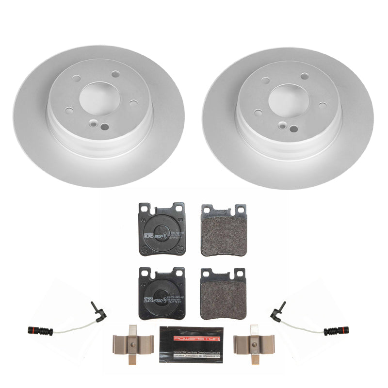 Power Stop 98-99 Mercedes-Benz CLK320 Rear Euro-Stop Brake Kit ESK624 ESK624 Photo - Primary