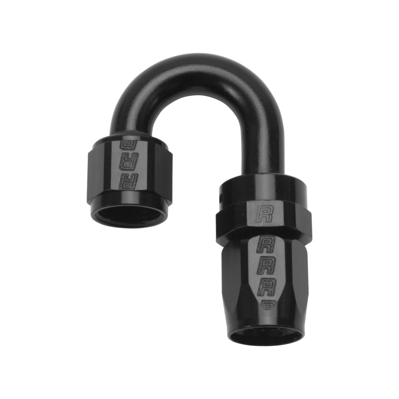Russell Performance -12 AN Black 180 Degree Full Flow Swivel Hose End 613535 613535 Photo - Primary