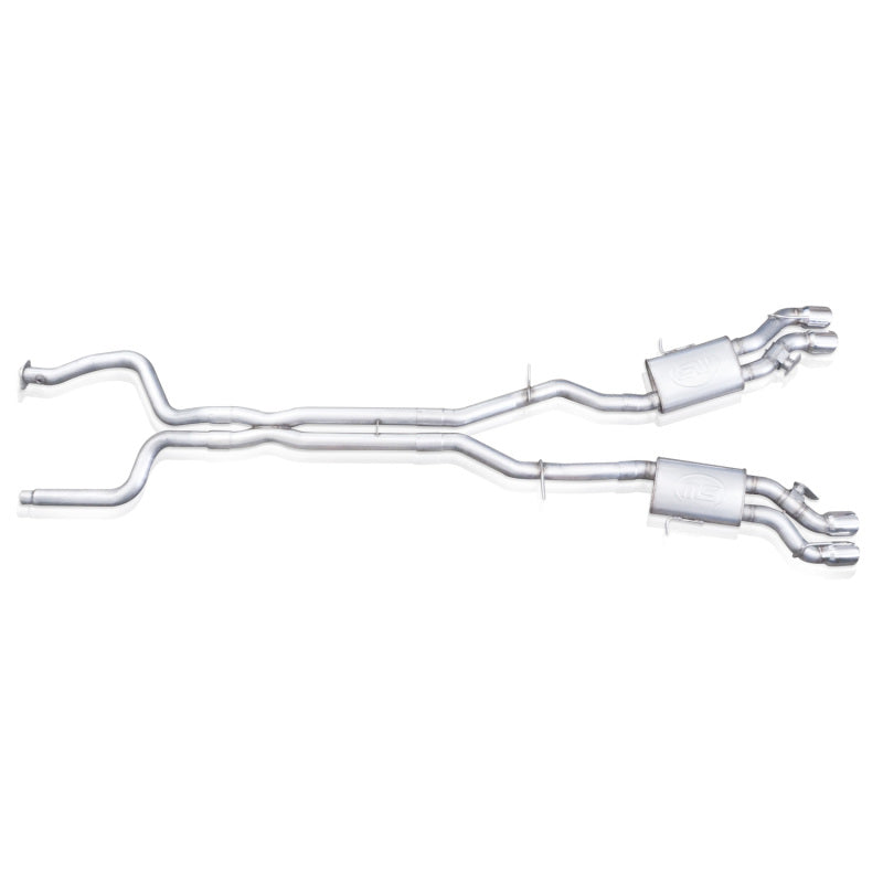 Stainless Works 2016-18 Cadillac CTS-V Sedan Catback System Resonated X-Pipe Dual-Mode Mufflers CTSV16CB CTSV16CB Photo - out of package