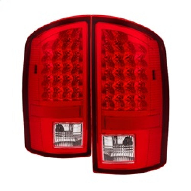 SPYDER Xtune Dodge Ram 02-06 1500 / Ram 2500/3500 03-06 LED Tail Light Red Clear ALT-JH-DR02-LED-RC 5072993 5072993 Photo - Primary
