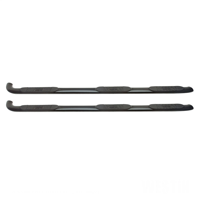Westin 15-18 Chevy Silv 25/3500 Dbl Cab(6.5ft)/Dually (8ft) Platinum 4 Oval WTW Nerf Step Bars - Blk 24-54565 24-54565 Photo - Unmounted