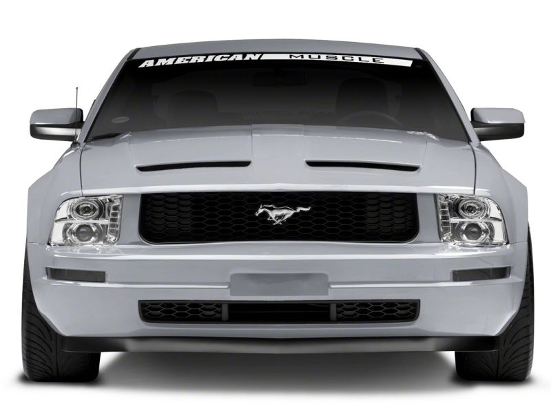 Raxiom 05-09 Ford Mustang Excluding GT500 LED Halo Projector Headlights- Chrome Housing (Clear Lens) 49006 49006 Photo - Close Up