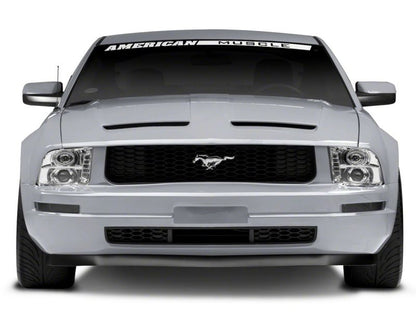 Raxiom 05-09 Ford Mustang Excluding GT500 LED Halo Projector Headlights- Chrome Housing (Clear Lens) 49006 49006 Photo - Close Up