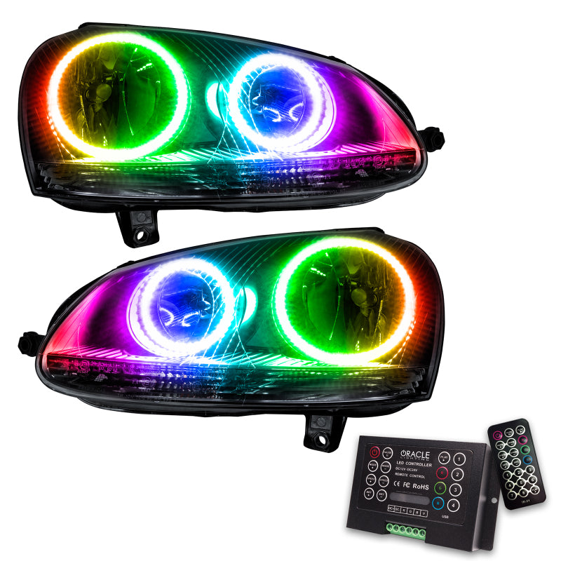 ORACLE Lighting Oracle 06-10 Volkswagen Jetta SMD HL - Chrome - ColorSHIFT w/ 2.0 Controller 7098-333 7098-333 Photo - Primary