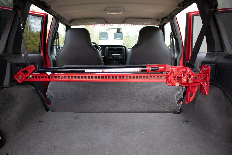 Fishbone Offroad 84-01 Jeep Cherokee XJ Rear Seat Hi-Lift Jack Mount FB25314 FB25314 Photo - lifestyle view