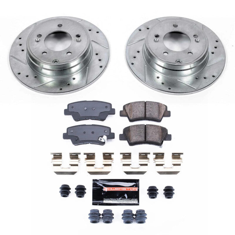PowerStop Power Stop 09-11 Hyundai Azera Rear Z23 Evolution Brake Kit K9060 K9060 Photo - Primary
