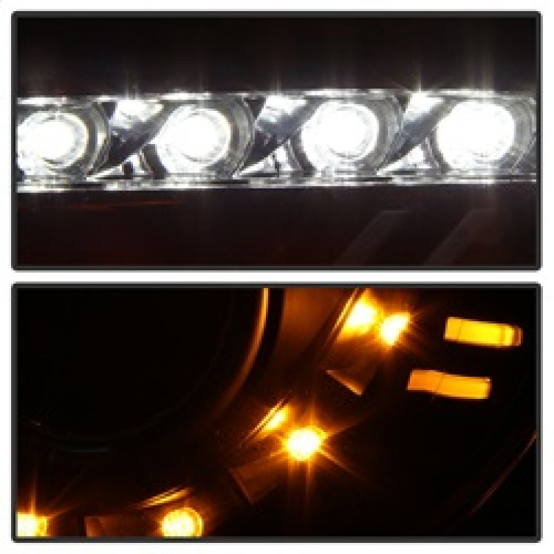 Spyder Scion FRS 12-14 Projector Headlights DRL LED Black PRO-YD-SFRS12-BK 5075413 5075413 Photo - Unmounted