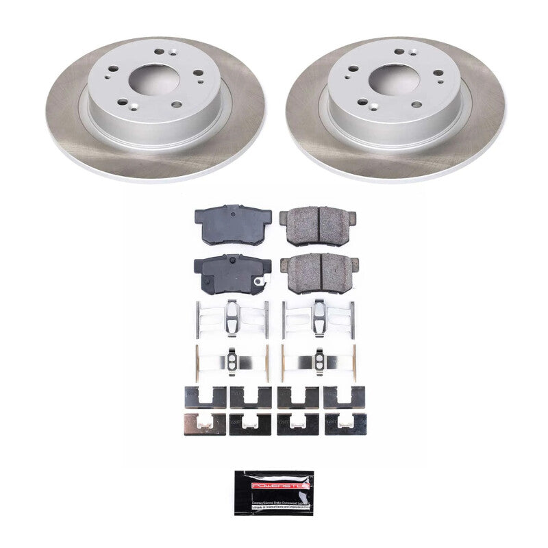 PowerStop Power Stop 05-07 Honda Accord Rear Semi-Coated Rotor Kit SC3128 SC3128 Photo - Primary