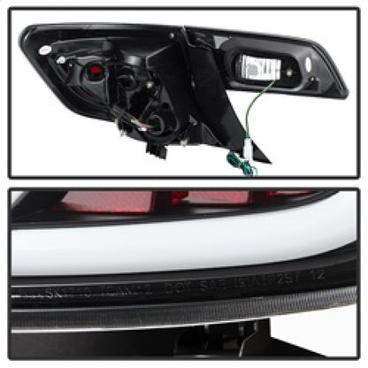 Spyder Toyota Camry 12-14 Light Bar LED Tail Lights Black ALT-YD-TC12-LBLED-BK 5079411 5079411 Photo - Unmounted
