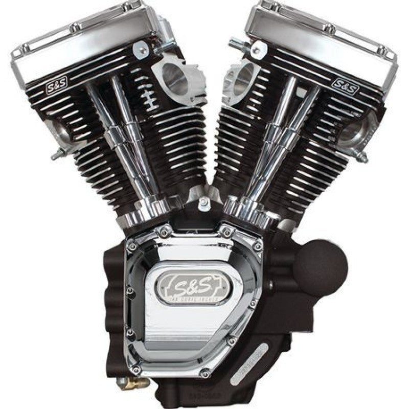 S&S Cycle 06-17 Dyna T143 Engine - Wrinkle Black 310-0883A