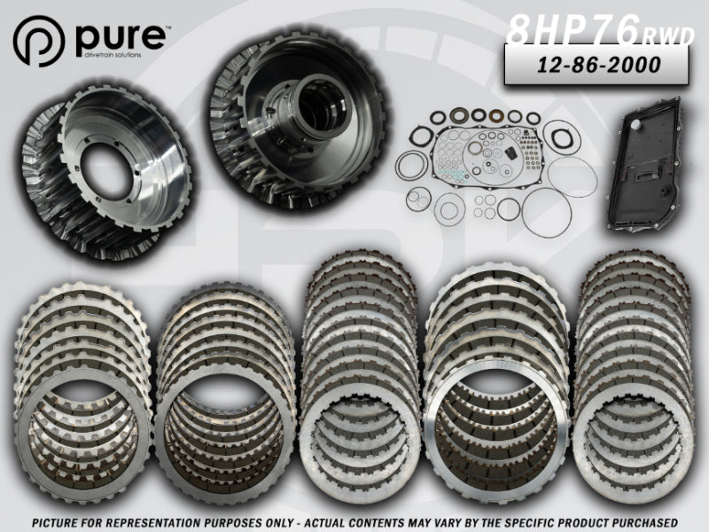 Pure Drivetrain Solutions PDS Trans Hard Parts Kit - Stage 2 Drivetrain Transmission Rebuild Kits main image