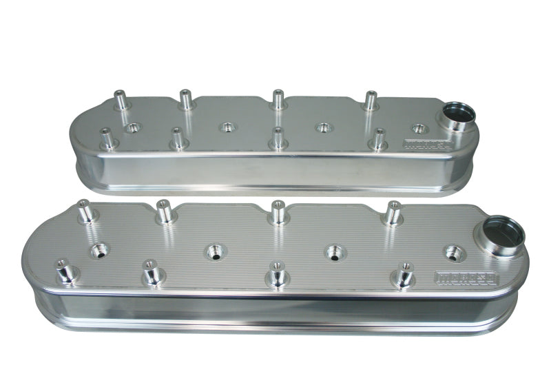 Moroso GM LS Valve Cover - 2.5in - w/Coil Mounts - COPO Breathers on Each Cover - Billet Alum - Pair 68493 68493 Photo - Primary